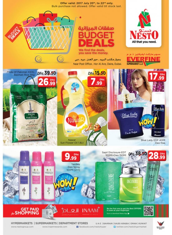 Weekend Budget Deals - Everfine Supermarket Hor Al Anz