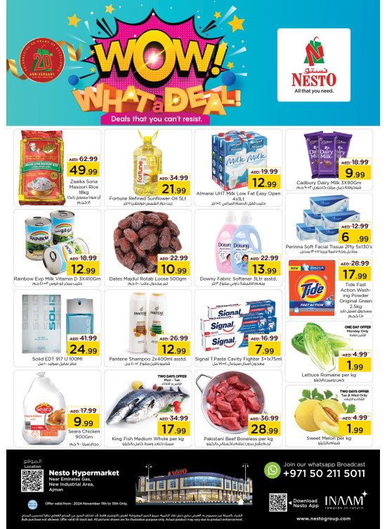 Midweek Deals  -  New Industrial Area