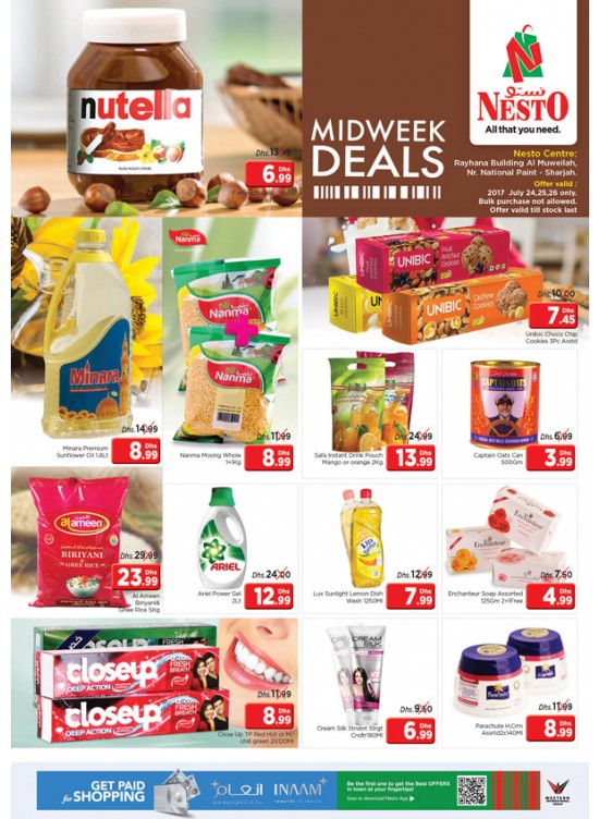 Midweek Deals National Paint Sharjah from Nesto until 26th July