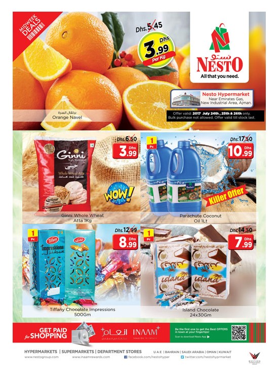 Midweek Deals - Opp. GMC Hospital Ajman