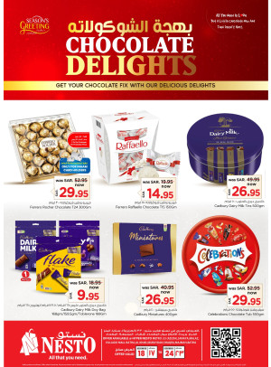 Chocolate Delights - Riyadh, Shaqra, Majmaa, Al Kharj & Buraydah