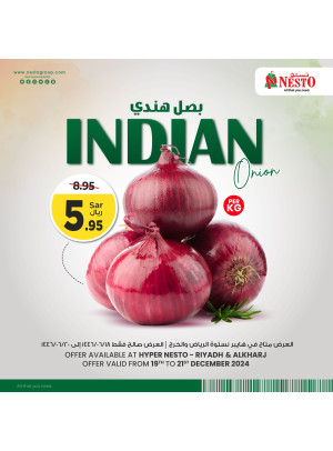 Indian Onion Offer - Riyadh & Al Kharj