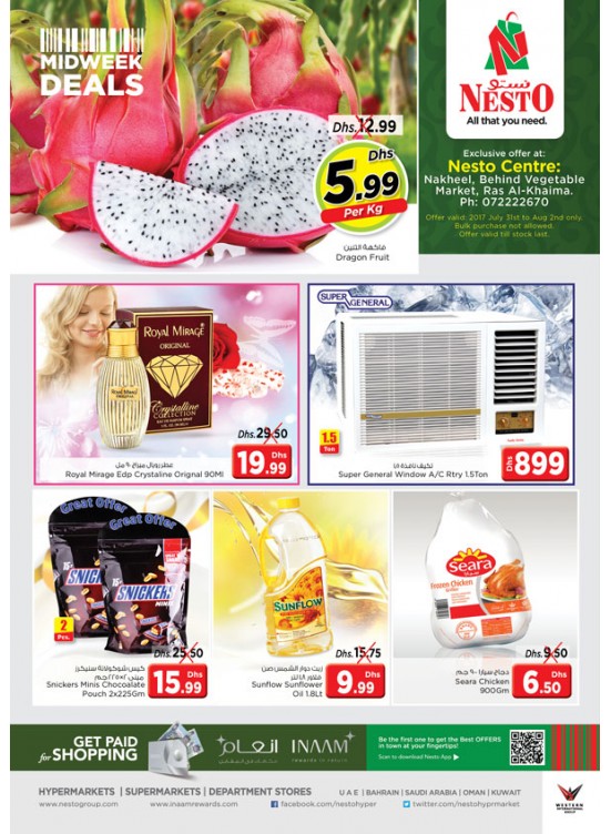 Midweek Deals - Ras Al Khaima