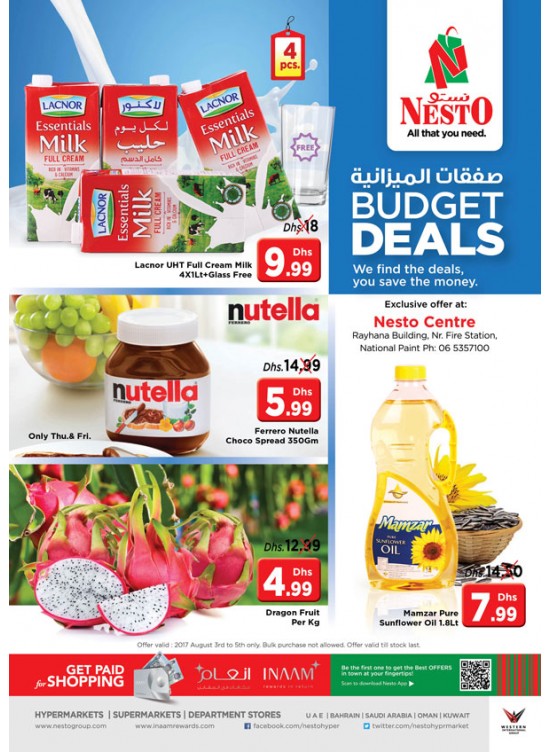 Weekend Grabs National Paint Sharjah from Nesto until 5th August