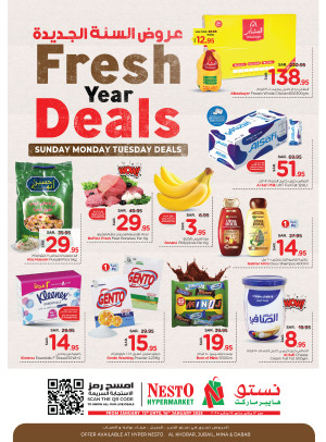 Fresh Year Deals - Al Khobar, Jubail, Mina & Dabab