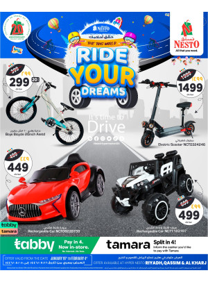 Ride Your Dreams - Riyadh, Al Kharj & Al Qassim