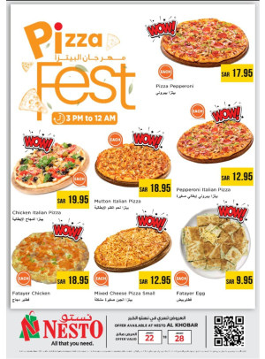 Pizza Deals - Al Khobar