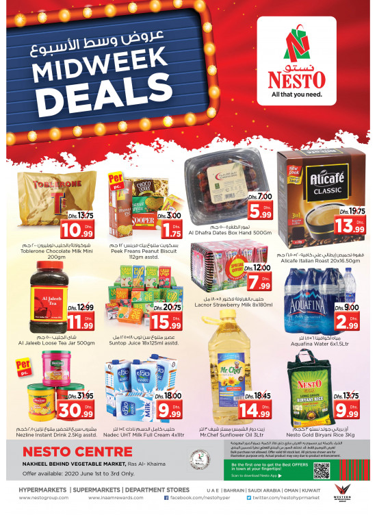 Midweek Deals - Ras Al Khaima
