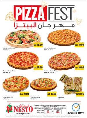 Pizza Fest - Aziziyah, Al Kharj & Al Qassim