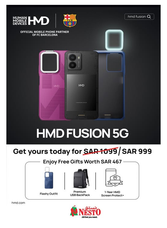 Available Now - HMD Fusion 5G