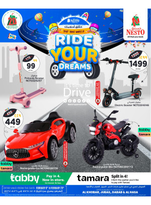 Ride Your Dreams - Al Khobar, Jubail, Dabab & Al Hassa