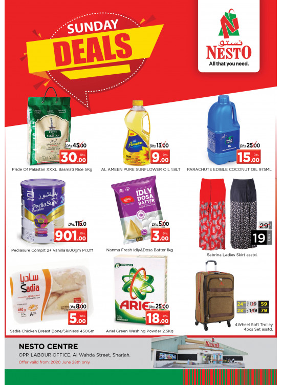 Sunday Deals - Al Wahda