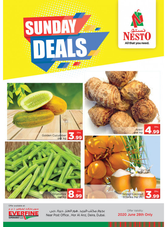 Sunday Deals - Hor Al Anz