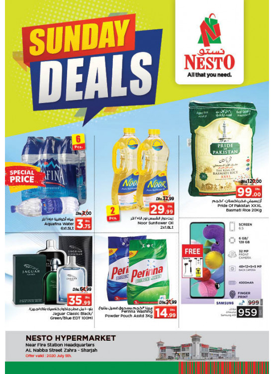 Sunday Deals - Al Nabba, Sharjah