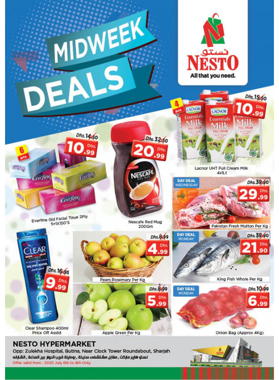 Midweek Deals - Butina, Sharjah