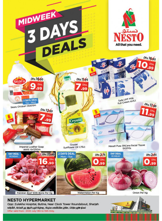 Midweek Deals - Butina, Sharjah