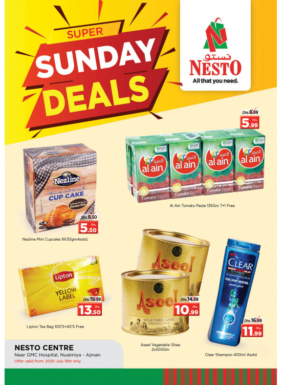 Sunday Deals - Nuaimiya, Ajman