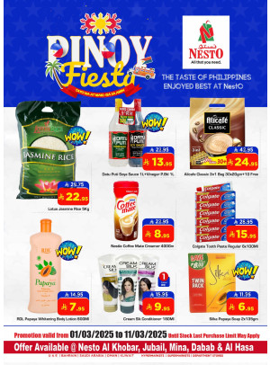 Pinoy Fiesta - Al Khobar, Jubail, Dabab, Mina & Al Hassa