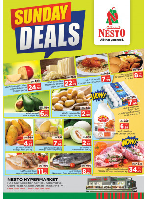 Sunday Deals - Jurf, Ajman