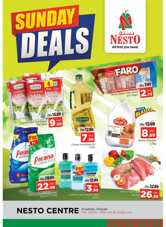 Sunday Deals - Al Wahda