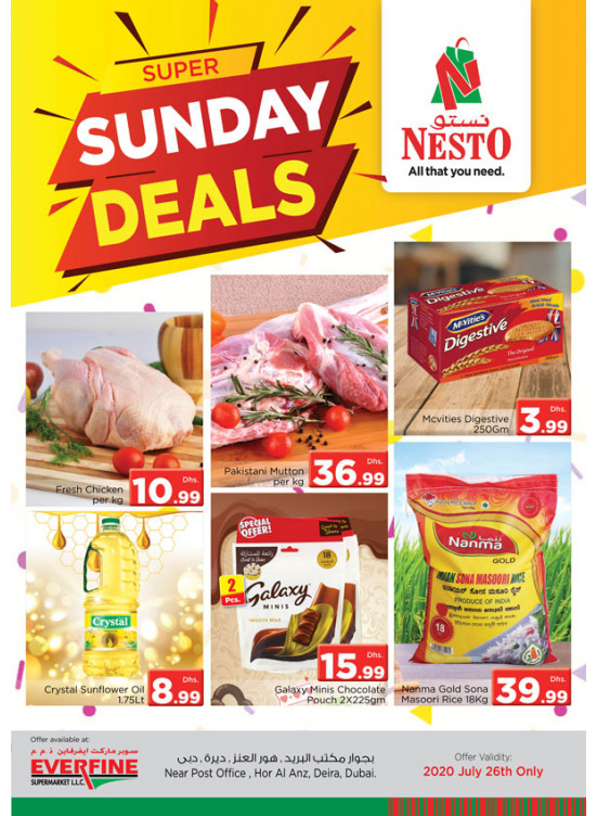 Sunday Deals - Hor Al Anz