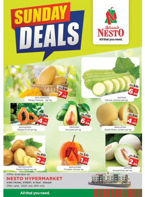 Sunday Deals - Al Nud, Sharjah