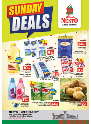 Sunday Deals - Al Nabba, Sharjah