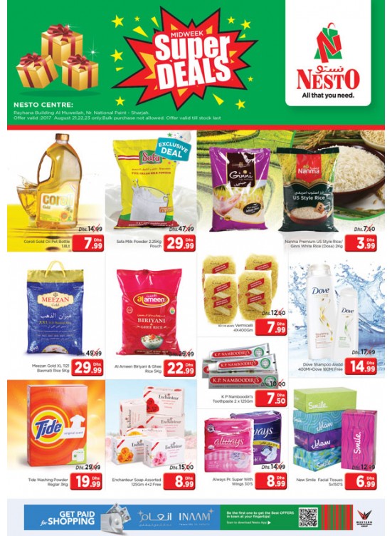 Midweek Deals National Paint Sharjah from Nesto until 23rd August