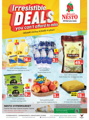 Midweek Deals - Fujairah