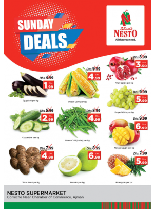 Sunday Deals - Karama Corniche, Ajman
