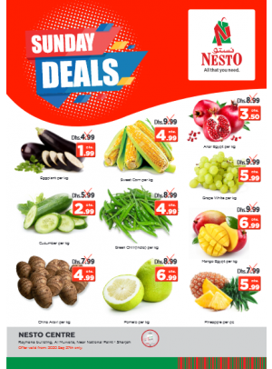 Sunday Deals - Nuaimiya, Ajman