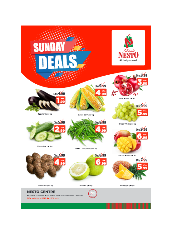 Sunday Deals - Nuaimiya, Ajman