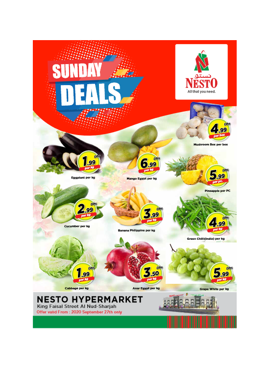 Sunday Deals - Al Nud, Sharjah