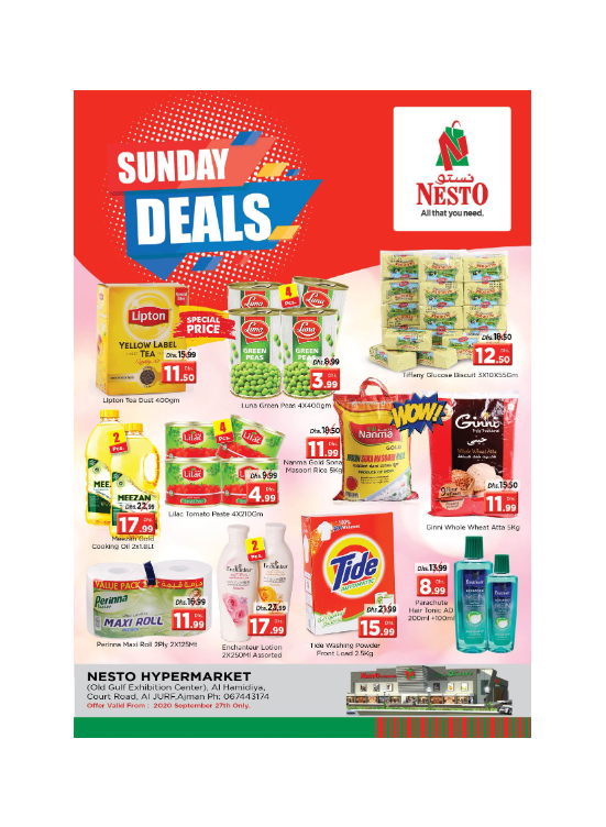 Sunday Deals - Jurf, Ajman