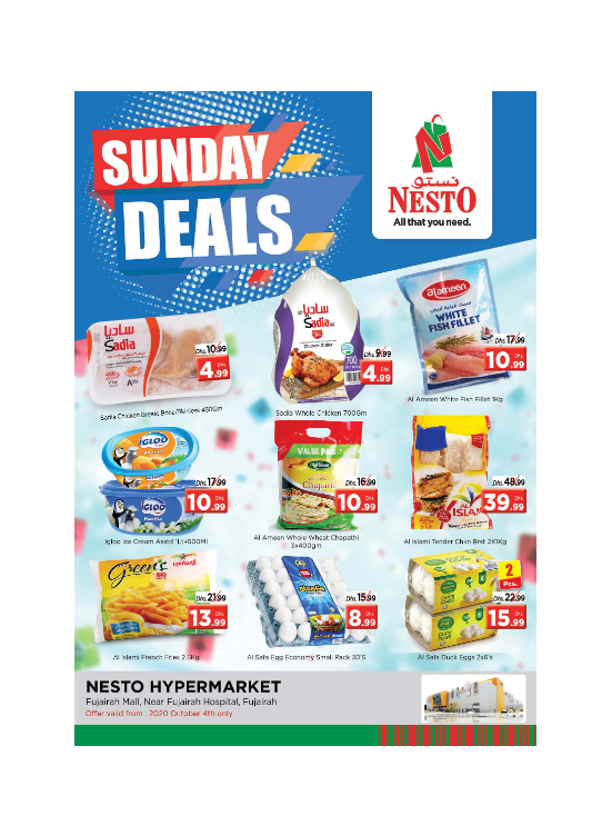 Sunday Deals - Fujairah