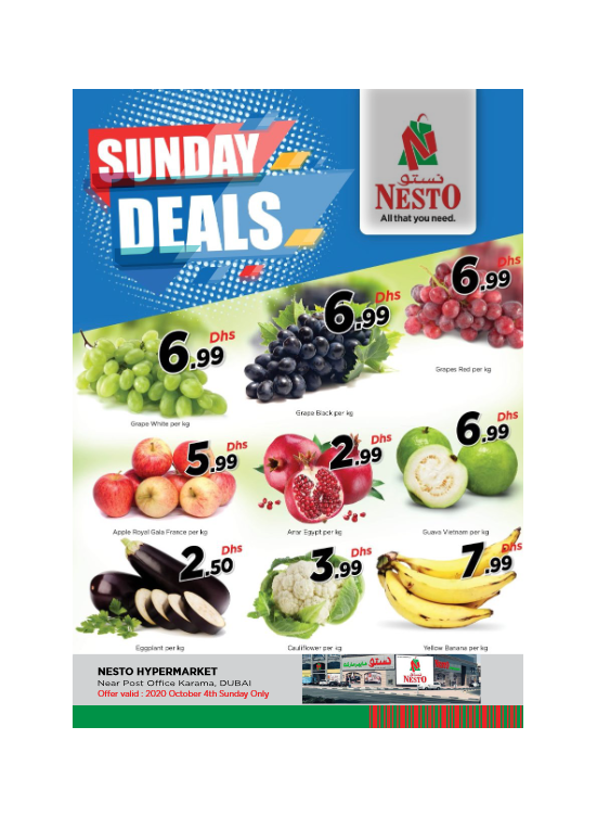 Sunday Deals - Near Karama Post Office, Dubai