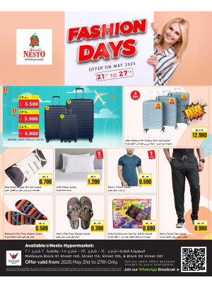 Fashion Days Offers - Mahboula Block 01 & 02