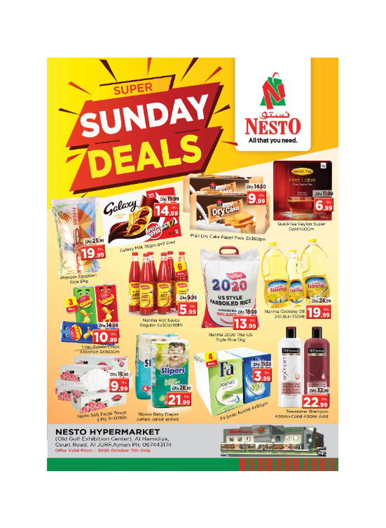 Sunday Deals - Al Tallah, Ajman