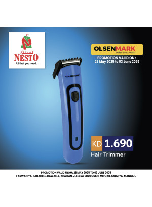 Back to Home on Hair Trimmer & Flashlight