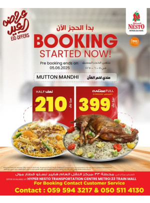 Booking Now - Mutton Mandhi