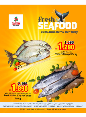 Fresh Seafood Offers