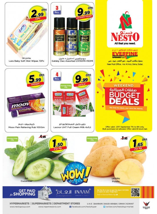 Weekend Budget Deals - Everfine Supermarket Hor Al Anz