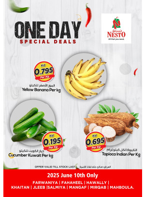 One Day Special Deals