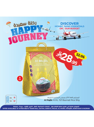 Happy Journey Deals, Vol 2 - Aziziah, Al Kharj & Buraydah