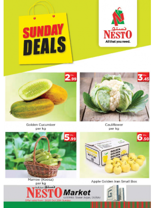 Sunday Deals - Arjan