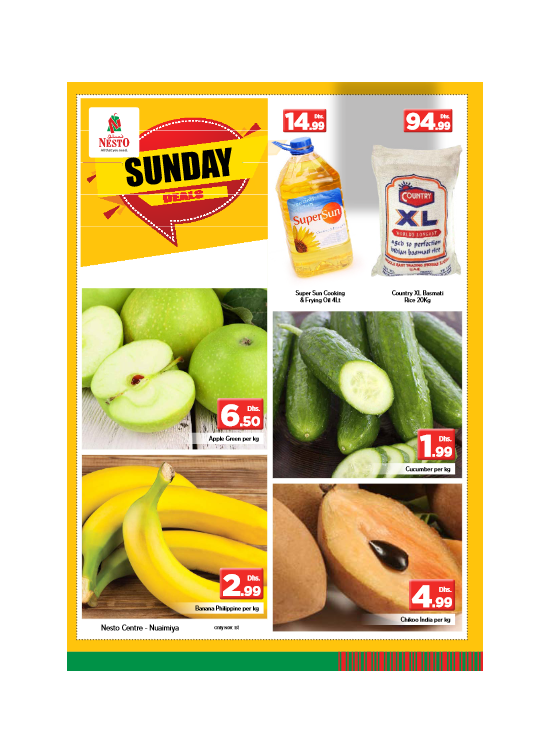 Sunday Deals - Nuaimiya, Ajman
