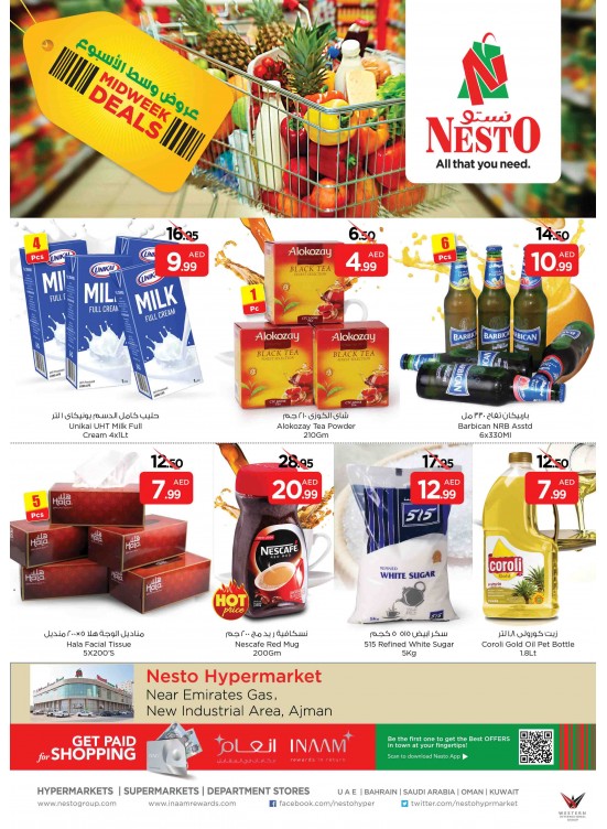 Midweek Deals - Opp. GMC Hospital Ajman