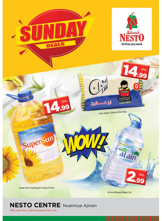 Sunday Deals - Nuaimiya, Ajman