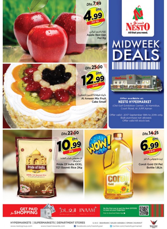 Midweek Deals - Jurf Ajman