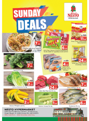 Sunday Deals - Jurf, Ajman